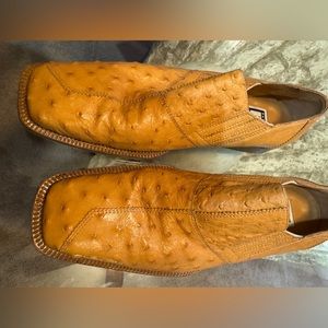 Men’s 100% ostrich Shoes size 12 (45)